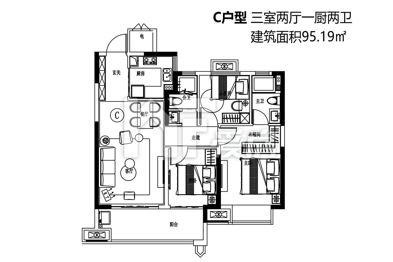 C戶型