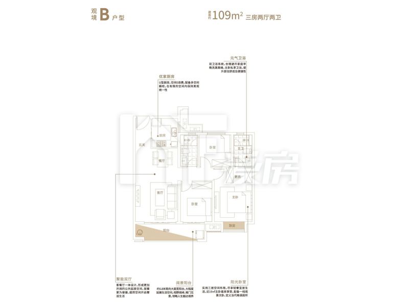 B戶型109㎡