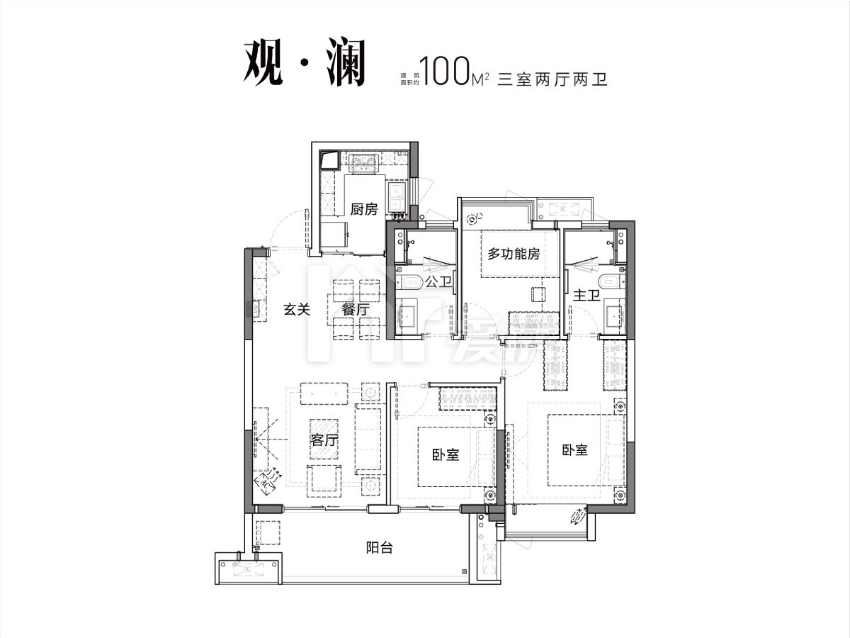 100㎡戶型