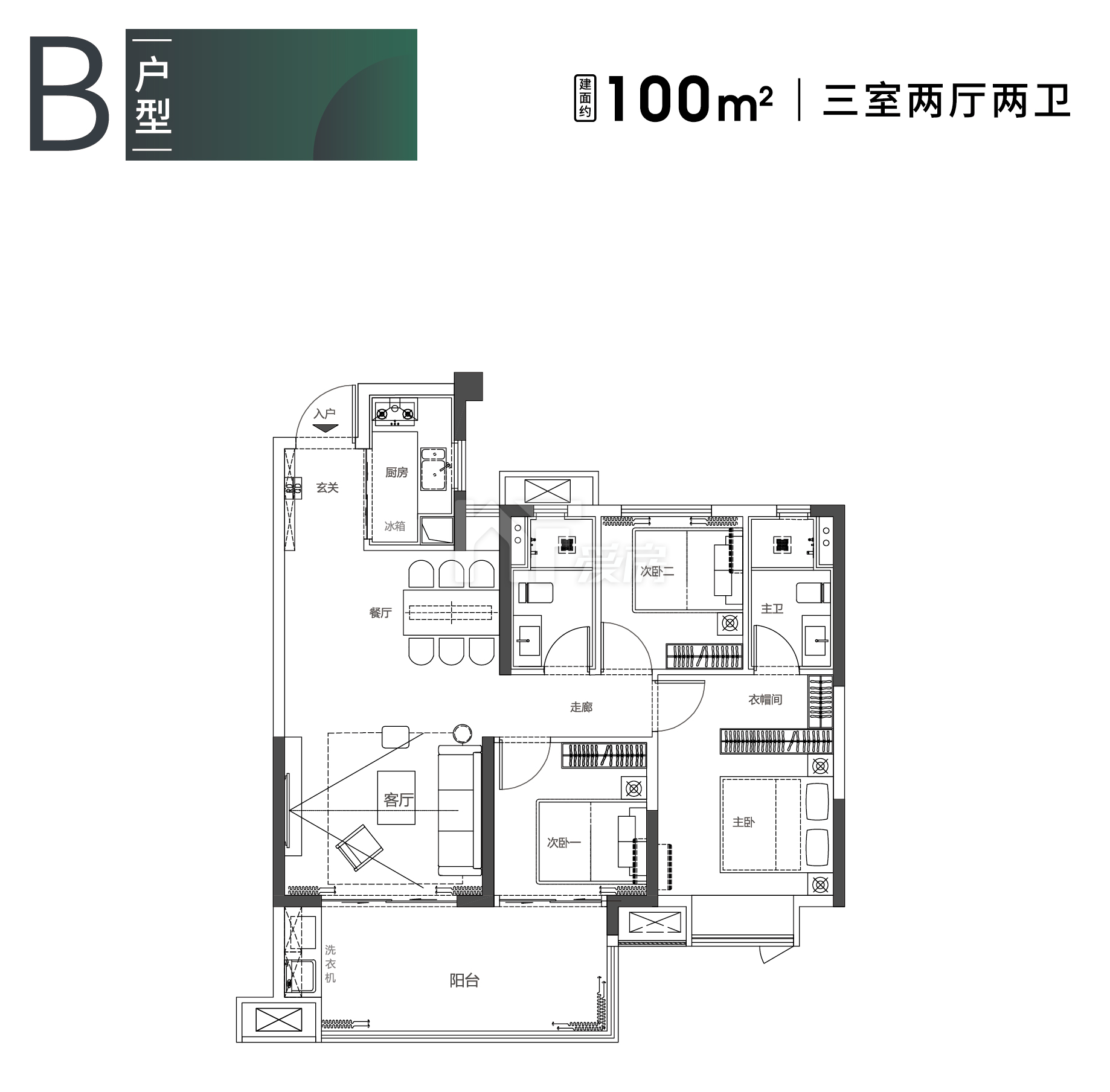 B 戶(hù)型