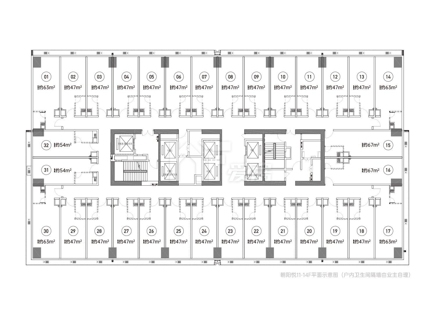 LOFT公寓戶型分布圖